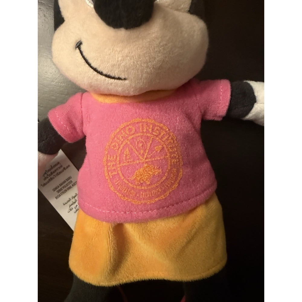 Disney Parks Dino Institute Minnie Mouse Plush 10" Animal Kingdom - Picture 3 of 5